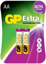 Изображение товара AA Батарейка GP Extra Alkaline 15AX LR6,  2 шт.