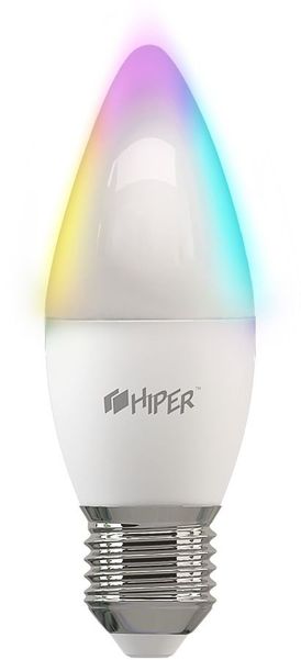 Умная лампа HIPER IOT Led A2 RGB E27 RGB 6Вт 520lm Wi-Fi (1шт) [hi-a2 rgb]