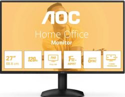 Изображение товара 27" Монитор AOC 27B31H, 1920x1080, IPS, 120Гц, 1хHDMI, черный Изображение товара 27" Монитор AOC 27B31H, 1920x1080, IPS, 120Гц, 1хHDMI, черный