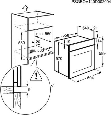 Духовой шкаф Electrolux OEF5C50V, белый – купить в Ситилинк | 1155748