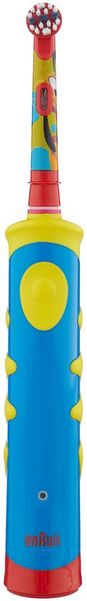 Электрическая зубная щетка Oral-B Mickey Kids, цвет: желтый и голубой [80252731/80206610]