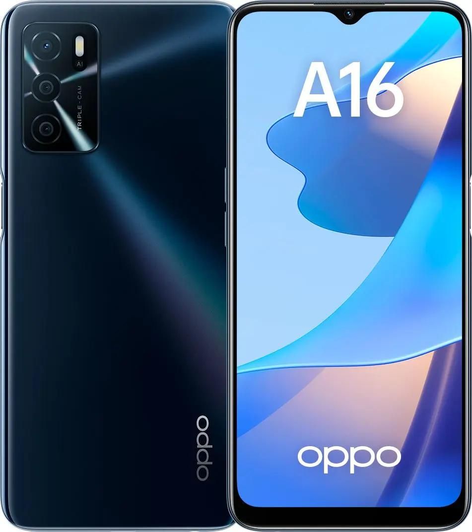 Смартфон OPPO A16 32Gb, CPH2269, черный – купить в Ситилинк | 1606945