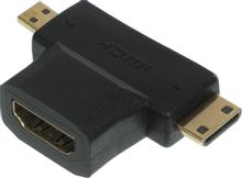 Изображение товара Переходник аудио видео PREMIER 5-895-6 Micro HDMI-mini HDMI-черный