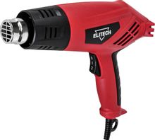 Изображение товара Технический фен Elitech ТВ 180 мощностью 1800 Вт с регулируемой температурой и потоком воздуха