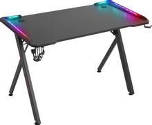 Стол игровой Defender Gamer, ЛДСП, черный