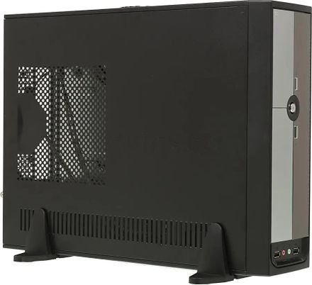 Корпус mATX Formula FD-379D, HTPC, 300Вт,  черный и серебристый [fd-379d300w]