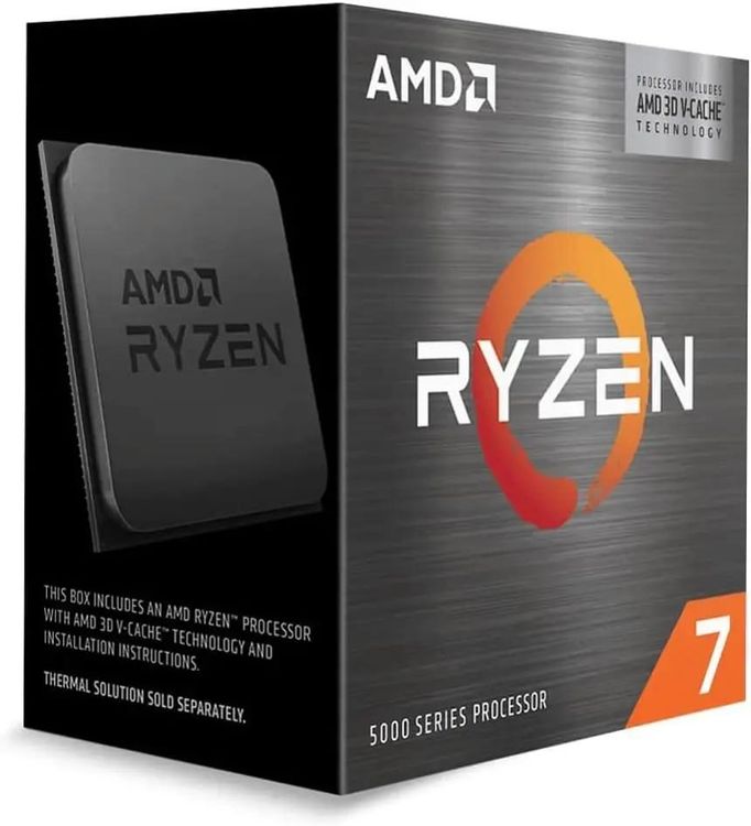 Процессор AMD Ryzen 7 5800X3D, AM4, BOX (без кулера) [100