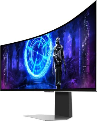 49" Монитор Samsung Odyssey OLED G9 S49DG952SI, 5120x1440, OLED, 240Гц ...