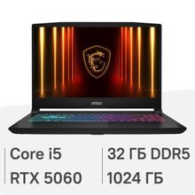 Изображение товара Игровой ноутбук MSI Katana 17 HX B14WFK-275XRU с процессором Intel Core i5