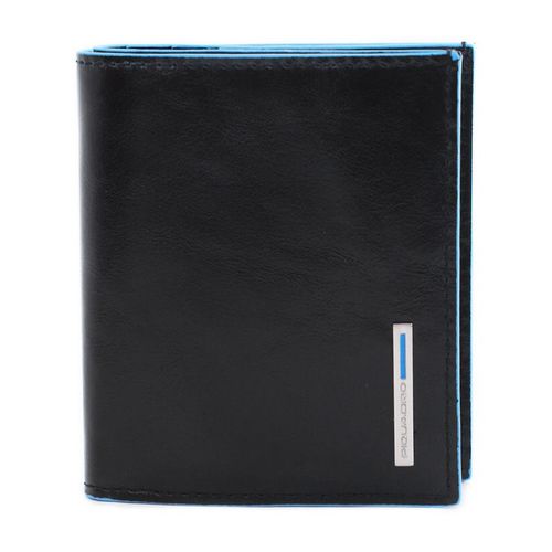 Чехол для кредитных карт Piquadro Blue Square PP1518B2R/N, кожа натуральная, черный