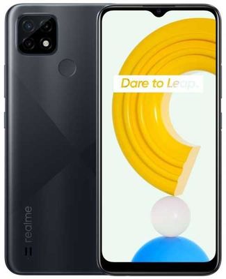 Смартфон Realme C21 64Gb 4Gb черный 3G 4G 2Sim 6.5" IPS 720x1600 And10 ...