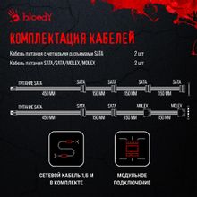 Блок питания BLOODY BD-PS850G,  850Вт,  черный
