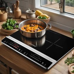 Настольная плита индукционная Endever IP-66, стеклокерамика, черный