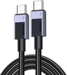 Изображение товара Кабель UGREEN L512,  USB Type-C (m) -  USB Type-C (m),  3м,  5A,  серый [45065]
