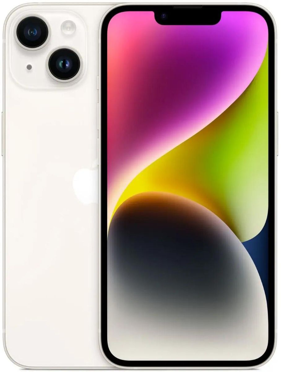Смартфон Apple iPhone 14 128Gb, A2884, сияющая звезда – купить в Ситилинк |  1879972