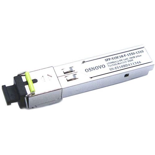 Модуль SC OSNOVO SFP-S1SC18-F-1550-1310, серый