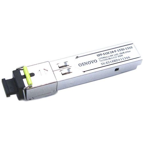Модуль SC OSNOVO SFP-S1SC18-F-1550-1310, серый — цена и наличие Модуль SC OSNOVO SFP-S1SC18-F-1550-1310, серый