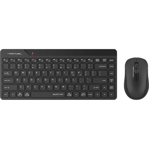 Комплект (клавиатура+мышь) A4TECH Fstyler FG2200 Air2, USB, беспроводной, черный [fg2200 air2 black]