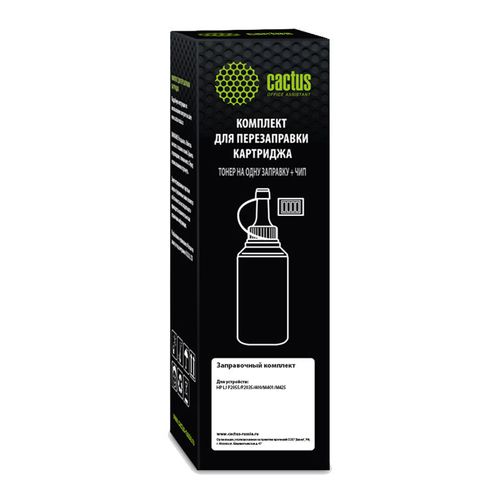 Тонер Cactus CS-RK-CE505A черный туба с чипом для принтера HP LJ P2055/P2035/400/M401/M425