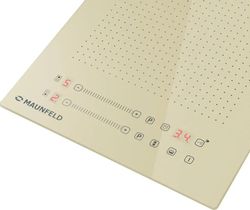 Индукционная варочная поверхность MAUNFELD CVI292S2FBG, стеклокерамика, бежевый