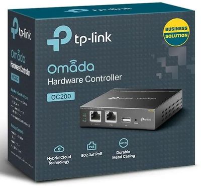 Контроллер TP-LINK Omada OC200, 2 LAN, 1xUSB, черный – купить в ...