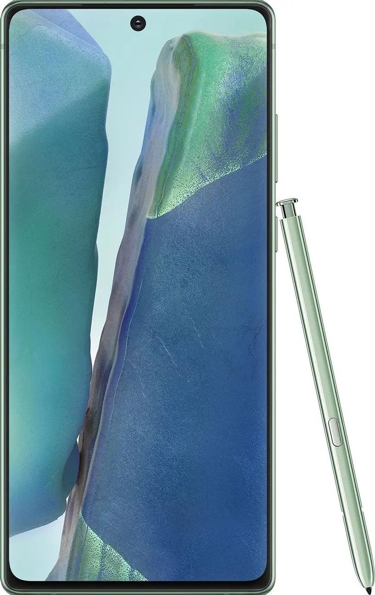 Характеристики Смартфон Samsung Galaxy Note 20 256Gb, SM-N980F, зеленый  (1404224) смотреть в СИТИЛИНК