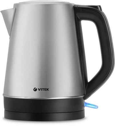 Чайник электрический Vitek VT-7040, 1.7л, металл/пластик