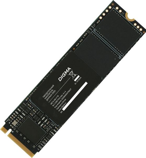 SSD накопитель Digma Meta M6 DGSM4004TM63T 4ТБ, M.2 2280, PCIe 4.0 x4,  NVMe,  M.2,  rtl