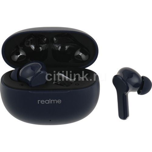 Наушники REALME Buds T110, Bluetooth, внутриканальные, синий [631206000013]