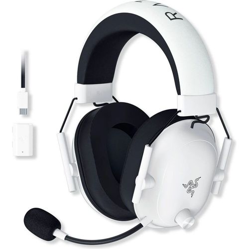 Гарнитура игровая Razer Blackshark V2, для компьютера и игровых консолей, мониторные, Bluetooth, белый [rz04-04960200-r3m1]