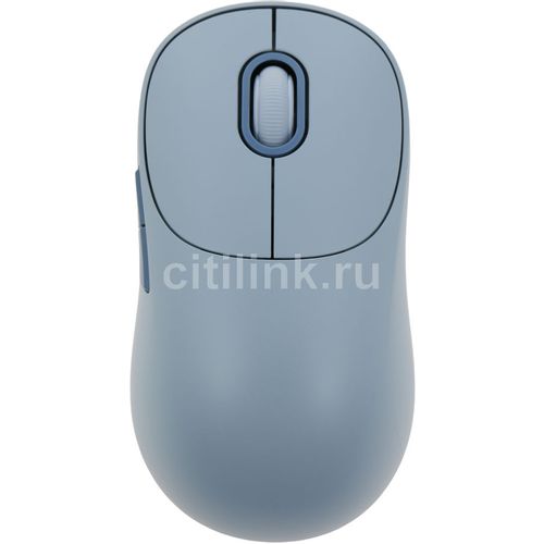 Мышь беспроводная Xiaomi Wireless Mouse 3, Bluetooth/Радио, оптическая, USB, 1200dpi, синий [bhr8914gl]