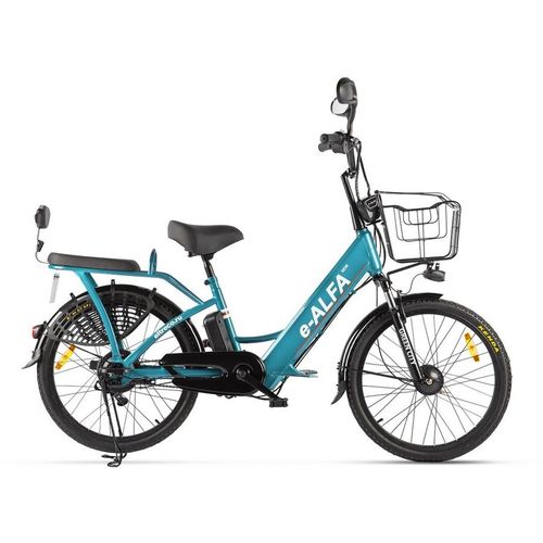 Электробайк GREEN CITY e-Alfa new, 10400mAh, синий [022301-2401]