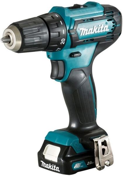 Дрель-шуруповерт Makita DF333DWAE, 2Ач,  с двумя аккумуляторами