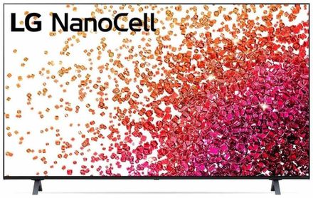 50" Телевизор LG 50NANO756PA, NanoCell, 4K Ultra HD, черный, СМАРТ ТВ, WebOS