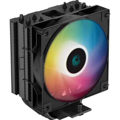 Устройство охлаждения (кулер) DeepCool AG400 Bk, 4-pin, ARGB, 120мм, черный, retail [r-ag400-bkanmc-g-2]