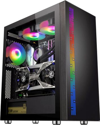 Корпус ATX Formula F-3703, Midi-Tower, без БП, черный