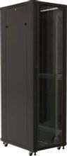 Шкаф коммутационный Hyperline TTB-4768-AS-RAL9004 напольный, стеклянная ...