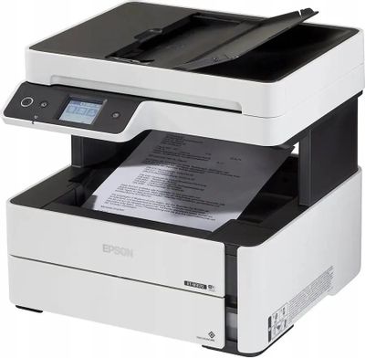 МФУ струйный Epson M3170 черно-белая печать, A4, с СНПЧ, цвет белый ...