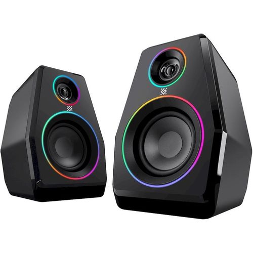 Колонки Bluetooth Defender Solar 10, 2.0, черный [65940]