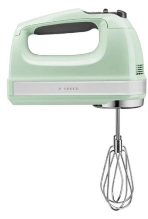 Миксер KitchenAid 5KHM9212EPT, ручной, светло-зеленый и серебристый