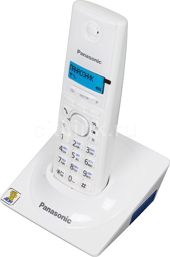 Радиотелефон Panasonic KX-TG1711RUW, белый – купить в Ситилинк | 660865