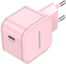 Изображение товара Сетевое зарядное устройство VENTION FEJP0-EU USB-C 20Вт розовое
