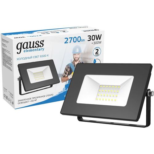 Прожектор уличный GAUSS 613100330, 30Вт