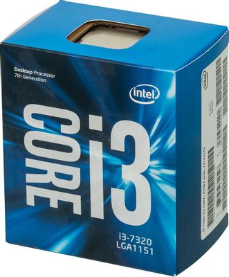 Процессор Intel Core i3 7320, LGA 1151,  BOX [bx80677i37320 s r358]
