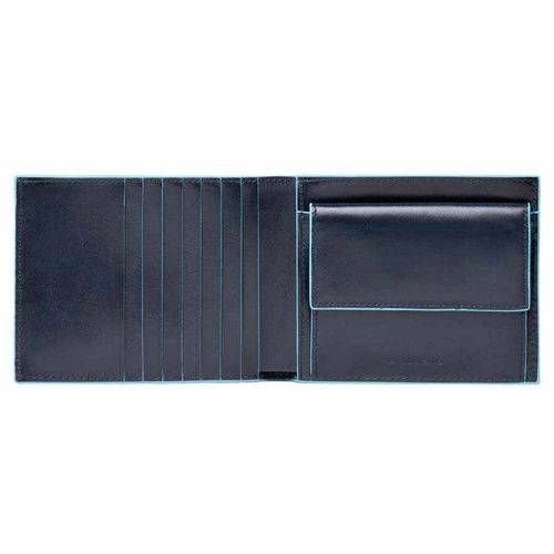 Кошелек мужской Piquadro Blue Square, кожа натуральная, синий [pu1239b2r/blu2]