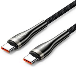 Кабель VENTION CTYBAV, USB Type-C (m) - USB Type-C (m), 1.2м, черный