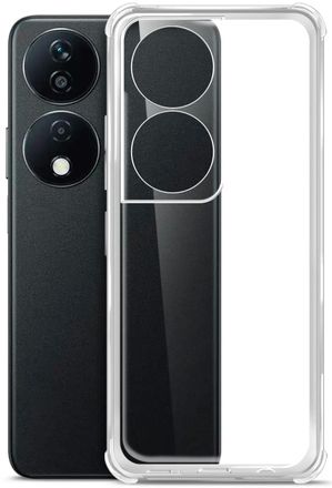 Чехол (клип-кейс) BORASCO Bumper Case, для Honor X7b, противоударный, прозрачный [72977]