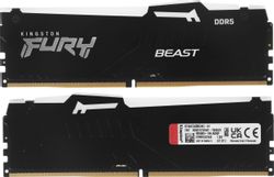 Оперативная память Kingston Fury Beast Black KF560C36BBEAK2-64 DDR5 - 2x 32ГБ