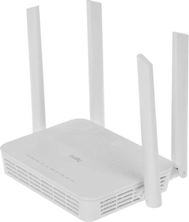 Wi-Fi роутер CUDY WR3000S,  Wi-Fi 6,  AX3000,  2.4/5ГГц, 4 LAN,  белый