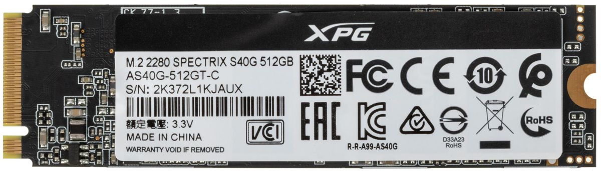 Adata xpg spectrix s40g 512gb online